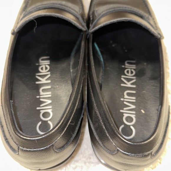 calvin Klein size 12, black Loafers, pre-owned - Picture 9 of 14